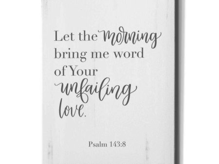 Unfailing Love  by Imperfect Dust, Canvas Wall Art Sale