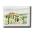 Watercolor Tuscan Villa I  by Ethan Harper, Canvas Wall Art Online Hot Sale