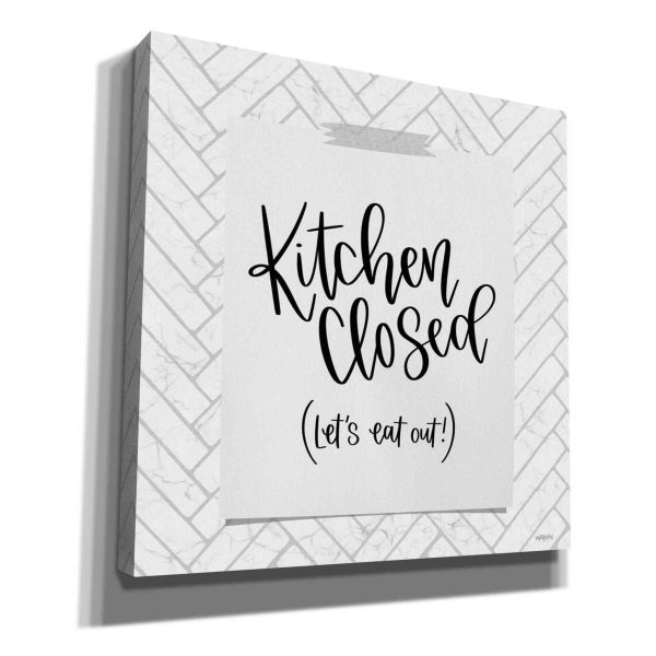 Kitchen Closed  by Imperfect Dust, Canvas Wall Art Online Hot Sale