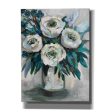 White Roses Bouquet  by Jeanette Vertentes, Canvas Wall Art Sale