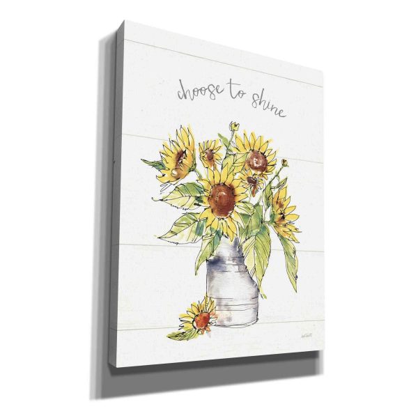 Sunflower Fields I Crop  by Anne Tavoletti, Canvas Wall Art Discount