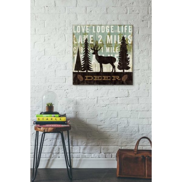 Simple Living Deer  by Michael Mullan, Canvas Wall Art Sale