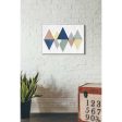 Mod Triangles II Soft  by Michael Mullan, Canvas Wall Art on Sale