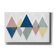 Mod Triangles II Soft  by Michael Mullan, Canvas Wall Art on Sale