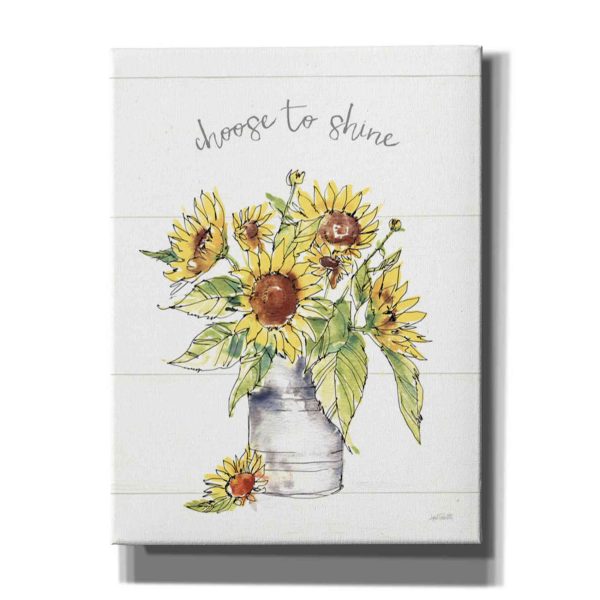 Sunflower Fields I Crop  by Anne Tavoletti, Canvas Wall Art Discount