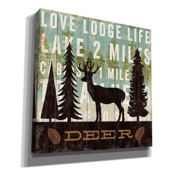 Simple Living Deer  by Michael Mullan, Canvas Wall Art Sale