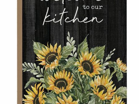 CIN4086CB - Welcome to Our Kitchen Sunflowers - 6x18 Fashion