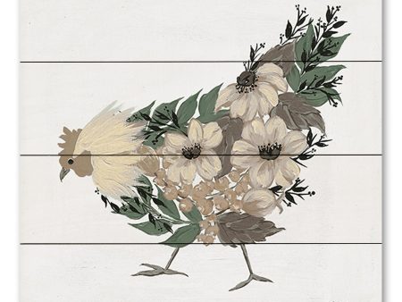 MN359PAL - Floral Hen - 12x12 For Cheap