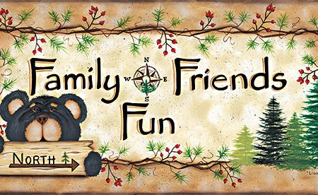 KEN1272 - Family Friends Fun - 18x9 For Discount