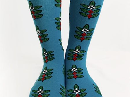 Coffee Blossom Socks on Sale