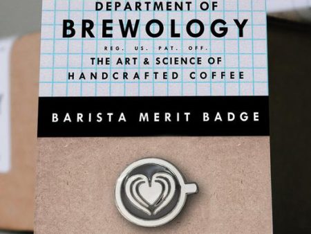 (EUROPE) Barista Merit Badge - Heart Cheap