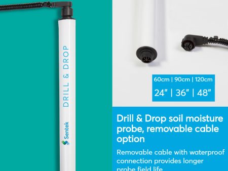 Sentek Drill & Drop Soil Moisture Probe, 48  120 cm - SKU 6441.1222 Hot on Sale