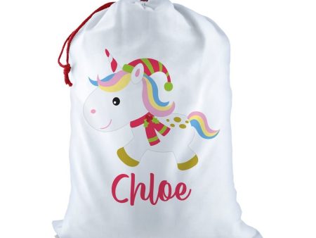 Unicorn White Santa Sack Online Sale