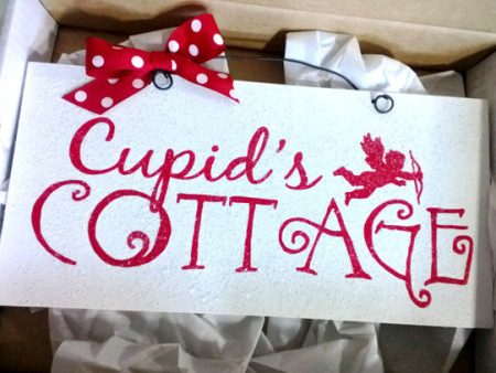 Cupids Cottage sign. Hot on Sale