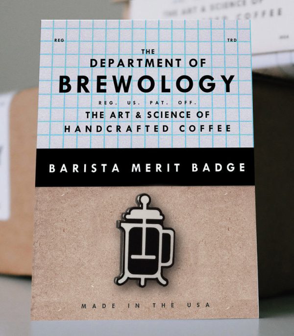 (EUROPE) Barista Merit Badge - French Press Supply