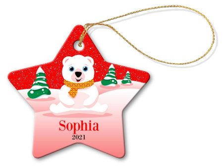 Red Snow Star Decoration Online Sale