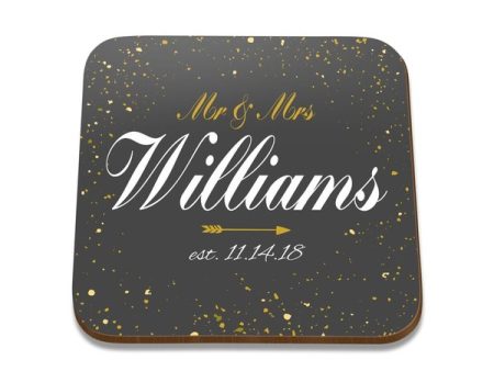 Sparkles Square Coaster - Set of 4 Online Sale