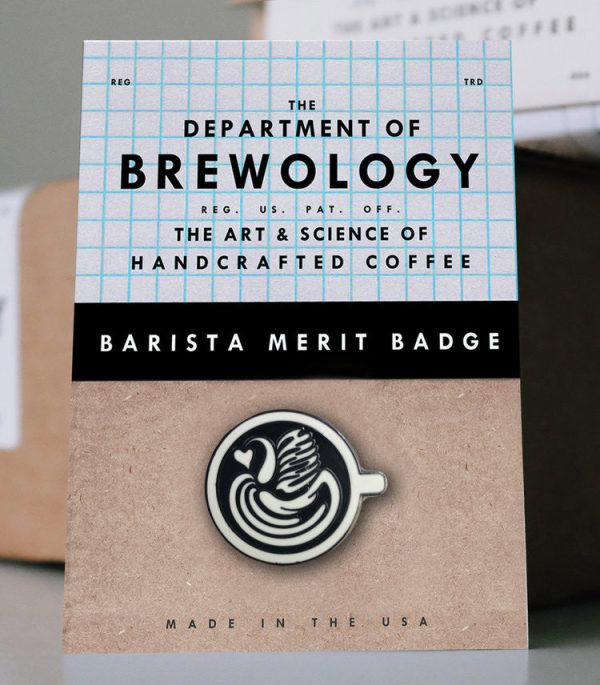 (EUROPE) Barista Merit Badge - Swan Sale