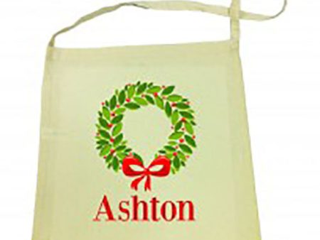 Christmas Wreath Christmas Calico Tote Bag Fashion