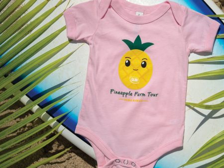 Dole Pink Pine Baby Onesie Hot on Sale