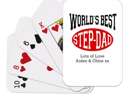 Step Dad Playing Cards on Sale