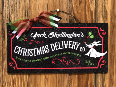 Jack Christmas Delivery sign. For Cheap