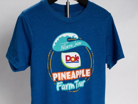 Youth Dole Pineapple Farm Tour Blue Tee Online Hot Sale