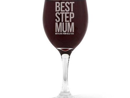 Best Step Mum Wine Glass on Sale