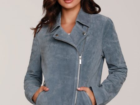 Suede Motorcycle Jacket Fashion