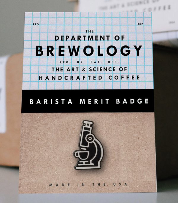 (EUROPE) Barista Merit Badge - Microscope Online now