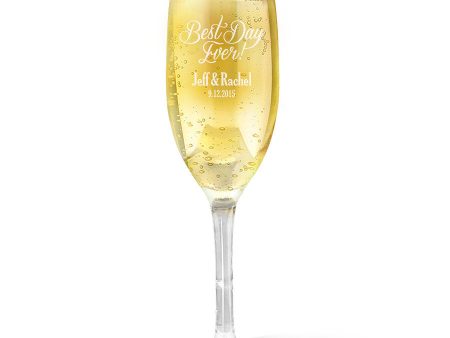 Best Day Ever Champagne Glass For Cheap