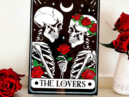 Lovers Tarot Card Metal sign. Sale