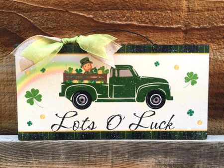 Lots o Luck St.Patricks day truck. Discount