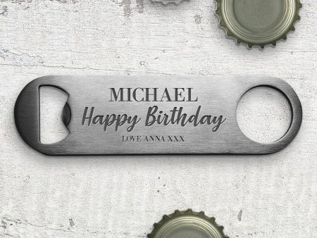 Birthday Engraved Bottle Opener For Cheap