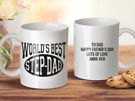 World s Best Step Dad Ever Mug - Father s Day Hot on Sale