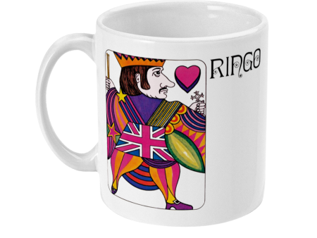 The Beatles - Vintage Playing Card - 1968 - Ringo - Mug Online Sale