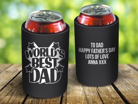 World s Best Dad Drink Cooler Supply