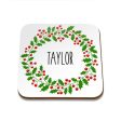 Wreath Square Coaster - Single Fashion