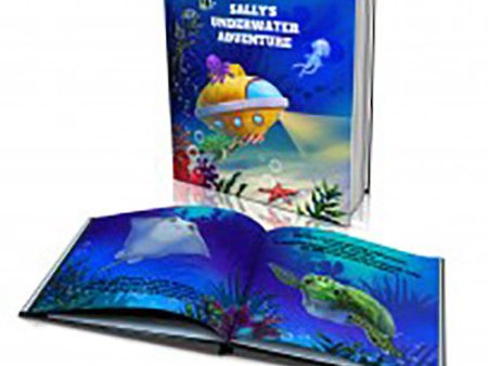 Hard Cover Story Book - Underwater Adventure For Cheap