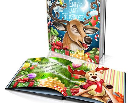 Hard Cover Story Book - Santa s Reindeer Supply