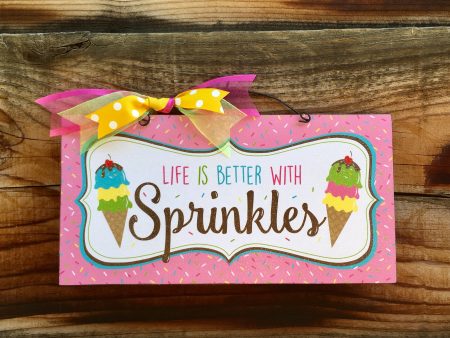 Life is better with Sprinkles. Supply