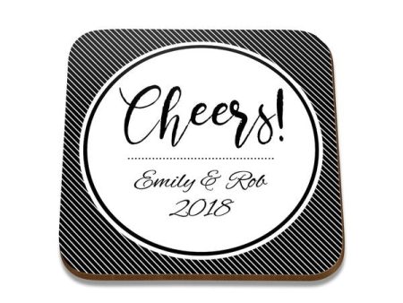 Cheers Square Coaster - Set of 4 Sale