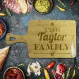 Taylor Family Rectangle Bamboo Serving Board For Discount