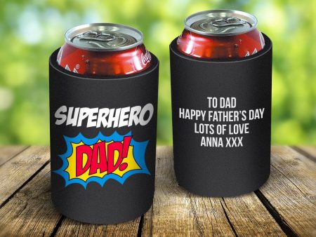 Superhero Dad Stubby Cooler For Sale