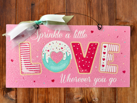 Sprinkle Love sign. Online Sale