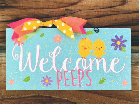 Welcome Peeps sign. on Sale