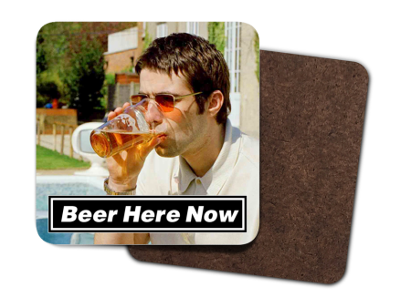 Beer Here Now - Coasters - 4 Pack Fashion