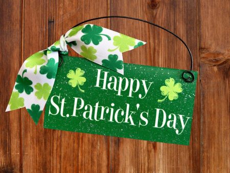 Happy St.Patrick s Day mini sign. Online now