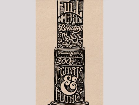 Typographic Series - Aeropress Print Online