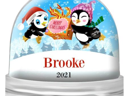 Two Penguins Snow Globe Sale